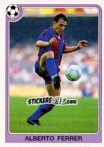 Sticker Alberto Ferrer - Liga Spagnola 1992-1993 - Panini