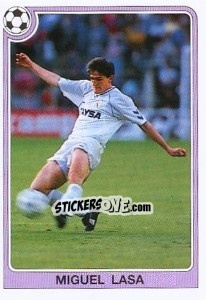Sticker Miguel Lasa - Liga Spagnola 1992-1993 - Panini