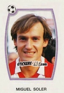 Sticker Miguel Soler - Liga Spagnola 1992-1993 n. 105 - Panini
