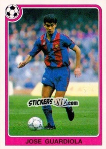 Sticker Jose Guardiola - Liga Spagnola 1992-1993 n. 108 - Panini
