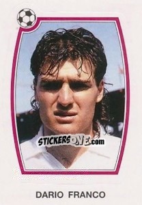 Sticker Dario Franco - Liga Spagnola 1992-1993 - Panini