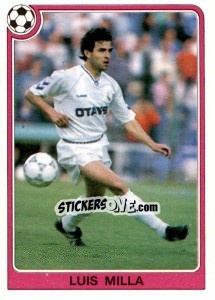 Sticker Luis Milla - Liga Spagnola 1992-1993 n. 114 - Panini