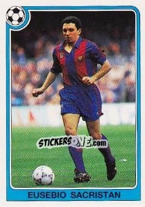 Sticker Eusebio Sacristan - Liga Spagnola 1992-1993 - Panini