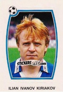 Sticker Ilian Ivanov Kiriakov - Liga Spagnola 1992-1993 n. 123 - Panini