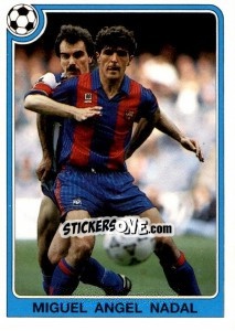 Sticker Miguel Angel Nadal - Liga Spagnola 1992-1993 - Panini