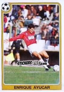 Sticker Enrique Ayucar - Liga Spagnola 1992-1993 n. 132 - Panini