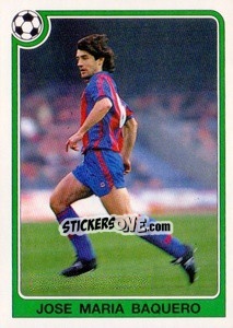 Sticker Jose Maria Baquero - Liga Spagnola 1992-1993 - Panini