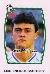 Sticker Luis Enrique Martinez - Liga Spagnola 1992-1993 n. 150 - Panini