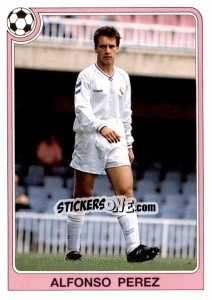 Sticker Alfonso Perez - Liga Spagnola 1992-1993 n. 158 - Panini