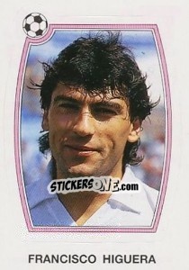 Figurina Francisco Higuera - Liga Spagnola 1992-1993 - Panini