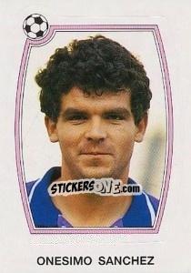 Sticker Onesimo Sanchez - Liga Spagnola 1992-1993 n. 164 - Panini