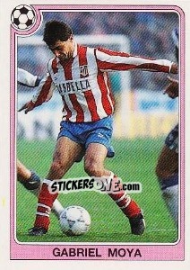 Cromo Gabriel Moya - Liga Spagnola 1992-1993 - Panini