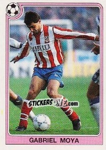 Figurina Gabriel Moya - Liga Spagnola 1992-1993 - Panini