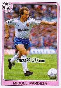 Figurina Miguel Pardeza - Liga Spagnola 1992-1993 - Panini