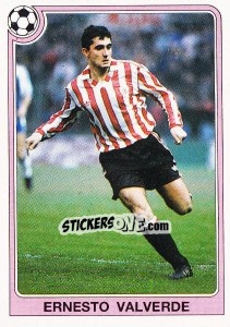 Sticker Ernesto Valverde - Liga Spagnola 1992-1993 - Panini