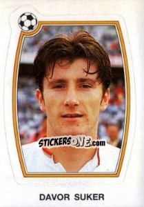 Figurina Davor Suker - Liga Spagnola 1992-1993 - Panini