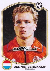 Sticker Dennis Bergkamp (Holanda) - Liga Spagnola 1992-1993 n. 185 - Panini