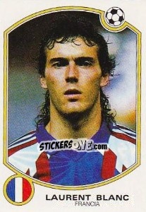 Cromo Laurent Blanc (Francia) - Liga Spagnola 1992-1993 - Panini