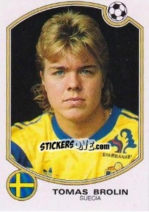 Cromo Tomas Brolin (Suecia) - Liga Spagnola 1992-1993 - Panini