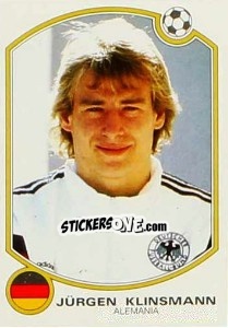 Sticker Jürgen Klinsmann (Alemania) - Liga Spagnola 1992-1993 n. 196 - Panini