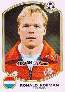 Sticker Ronald Koeman (Holanda) - Liga Spagnola 1992-1993 n. 197 - Panini