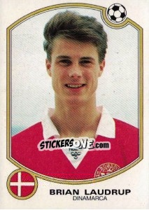 Figurina Brian Laudrup (Dinamarca) - Liga Spagnola 1992-1993 - Panini