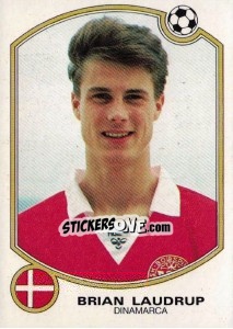Cromo Brian Laudrup (Dinamarca) - Liga Spagnola 1992-1993 n. 199 - Panini