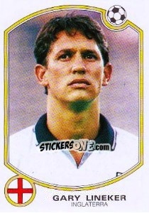 Sticker Gary Lineker (Inglaterra) - Liga Spagnola 1992-1993 n. 201 - Panini
