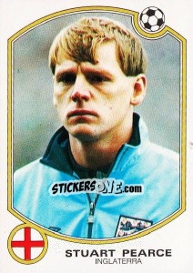 Sticker Stuart Pearce (Inglaterra) - Liga Spagnola 1992-1993 n. 207 - Panini