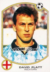 Sticker David Platt (Inglaterra) - Liga Spagnola 1992-1993 - Panini