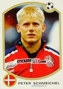 Sticker Peter Schmeichel (Dinamarca) - Liga Spagnola 1992-1993 n. 213 - Panini