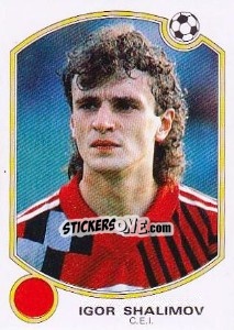 Sticker Igor Shalimov (C.E.I.) - Liga Spagnola 1992-1993 - Panini