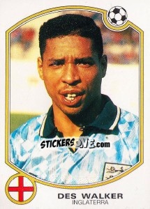Sticker Des Walker (Inglaterra) - Liga Spagnola 1992-1993 - Panini