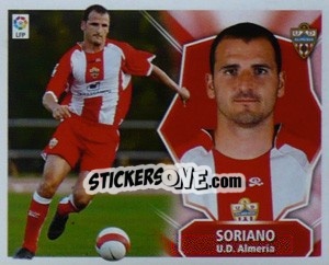Cromo Soriano - Liga Spagnola 2008-2009 - Colecciones ESTE