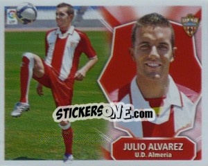 Sticker Julio Alvarez - Liga Spagnola 2008-2009 - Colecciones ESTE