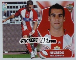 Sticker Negredo - Liga Spagnola 2008-2009 n. 21 - Colecciones ESTE