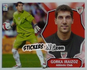 Sticker Gorka Iraizoz - Liga Spagnola 2008-2009 n. 28 - Colecciones ESTE