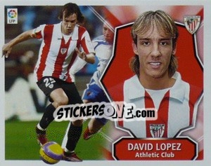 Figurina David Lopez - Liga Spagnola 2008-2009 - Colecciones ESTE