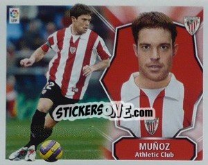 Sticker Munoz - Liga Spagnola 2008-2009 - Colecciones ESTE