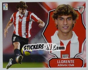 Sticker Fernando Llorente - Liga Spagnola 2008-2009 - Colecciones ESTE