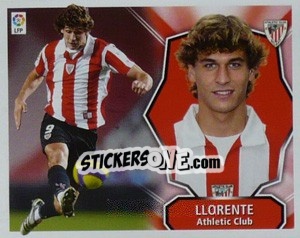 Sticker Fernando Llorente - Liga Spagnola 2008-2009 n. 46 - Colecciones ESTE
