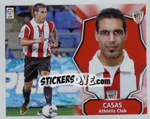 Figurina CASAS (COLOCAS) - Liga Spagnola 2008-2009 - Colecciones ESTE