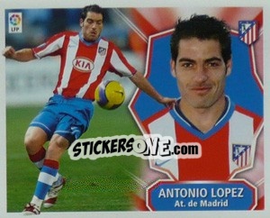 Sticker Antonio Lopez - Liga Spagnola 2008-2009 n. 55 - Colecciones ESTE