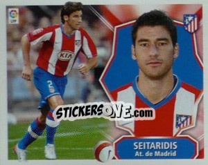 Sticker Seitaridis - Liga Spagnola 2008-2009 n. 57 - Colecciones ESTE