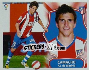 Sticker Camacho - Liga Spagnola 2008-2009 n. 62 - Colecciones ESTE