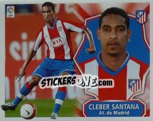 Sticker Cleber Santana - Liga Spagnola 2008-2009 n. 66 - Colecciones ESTE