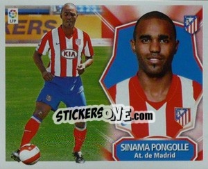 Figurina Sinama Pongolle - Liga Spagnola 2008-2009 n. 71 - Colecciones ESTE