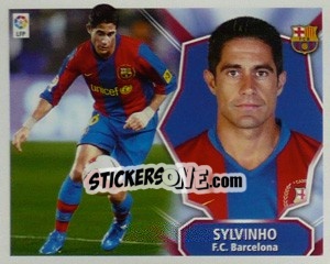 Sticker Sylvinho - Liga Spagnola 2008-2009 n. 81 - Colecciones ESTE