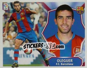 Sticker Oleguer - Liga Spagnola 2008-2009 - Colecciones ESTE