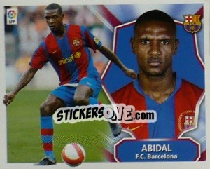 Sticker Abidal - Liga Spagnola 2008-2009 n. 85 - Colecciones ESTE